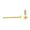 Prime-Line Wood Screw, Flat Head, Phillips Drive No. 6 X 1-1/4in Solid Brass 25PK 9034767 - alternate 2